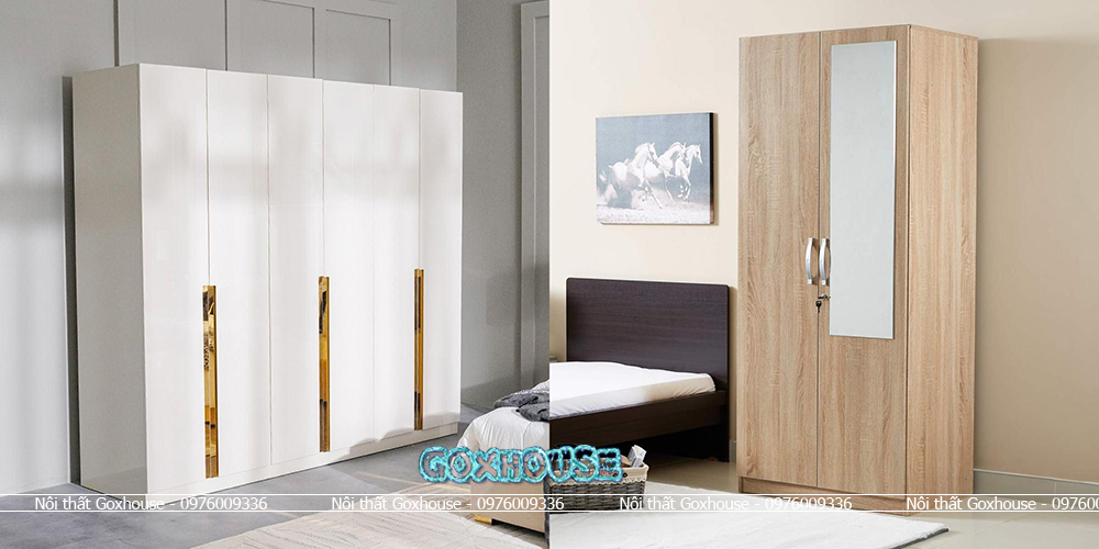 Tủ quần áo gỗ cồng nghiệp đẹp